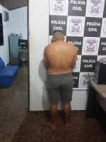 05/10/2016 - Polícia Civil prende homem por agredir a namorada e mantê-la em cárcere privado em São Félix do Araguaia. 